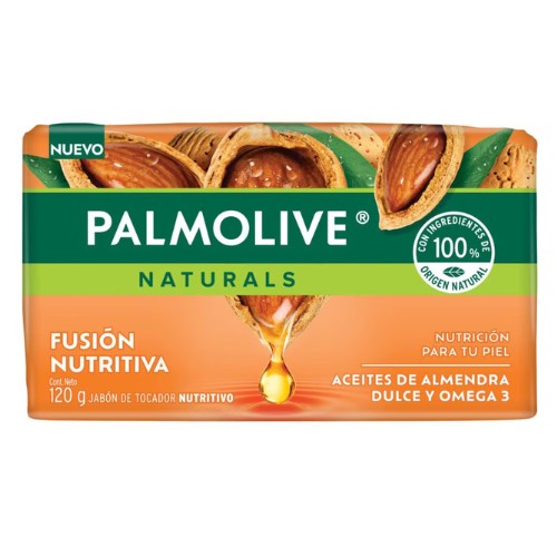 Jabón En Barra Palmolive Naturals Fusión Nutritiv
