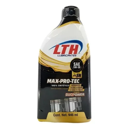 Aceite Sintetico 5w30 Api Sn Botella 0.946 L