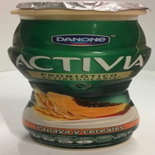 Activia Papaya Y Cereales