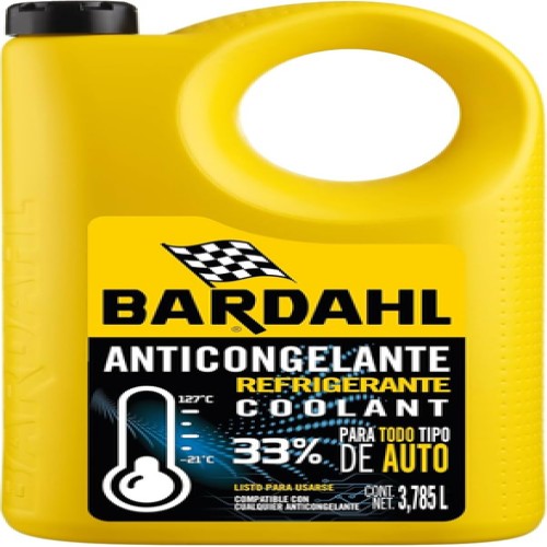 Bardahl Anticongelante Coolant, 3.785 L