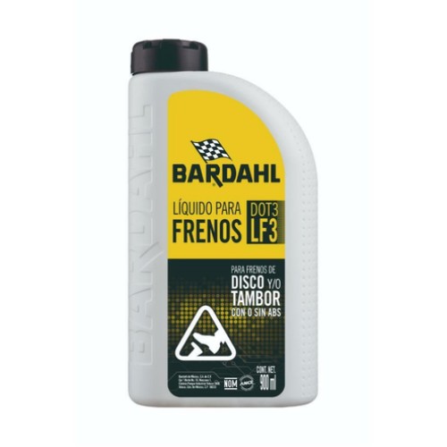 Bardahl Liquido Para Frenos, Dot-3, 900 Ml
