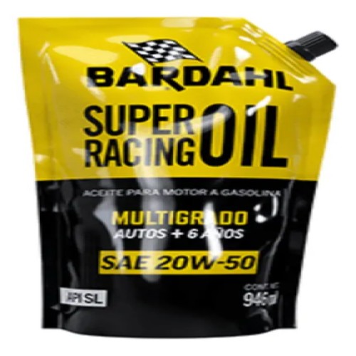 Bardahl Super Racing Oil, 20w50 Sl Doypack, 946 Ml