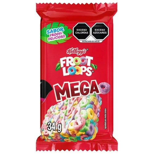Barra Cereal Froot Loops 34 G