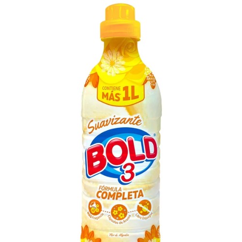 Bold 3 Suavizante Flor De Algodón 1 L