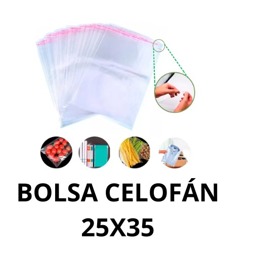 Bolsa Celofán 25x35 Cm
