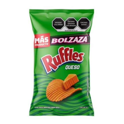 Bolzaza Ruffles De Queso 88g