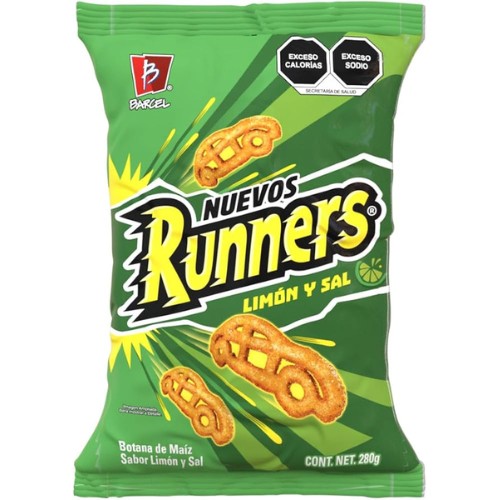 Botana Barcel Runners Limón Y Sal 172 Gr