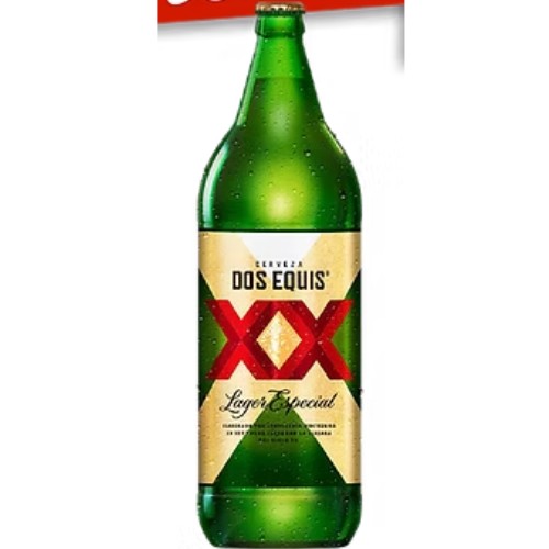 Cerveza Dos Equis Vidrio 1.2 Lts Lager Especial