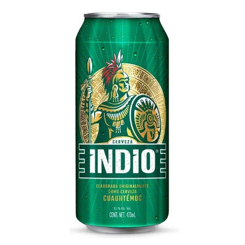 Cerveza Indio Latón
