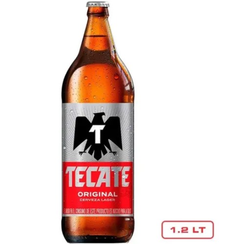 Cerveza Tecate Original Vidrio 1.2 Lts