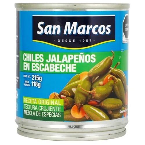 Chiles Jalapeños San Marcos 215 G