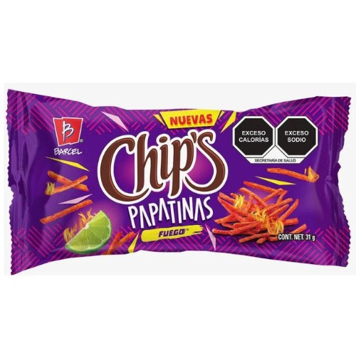 Chips Papatinas Fuego 31 G