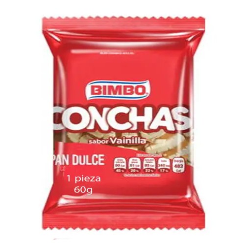 Concha Sabor Vainilla 60g