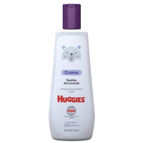 Crema Huggies Sueños Lavanda 250ml