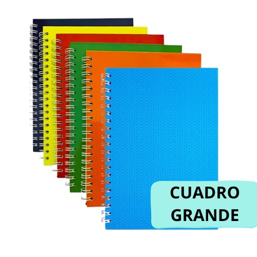 Cuaderno 200 Hojas Pasta Gruesa Cuadro Grande