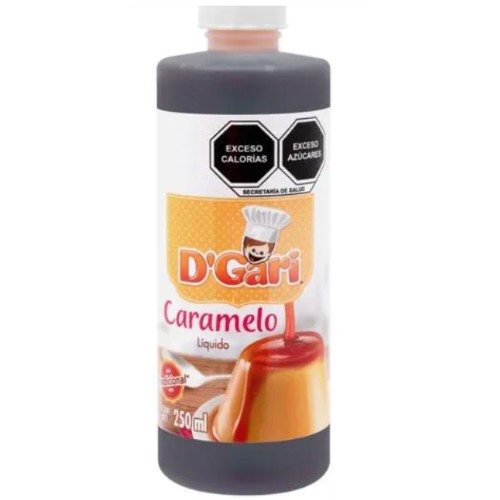 D Gari Caramelo Líquido 250 Ml