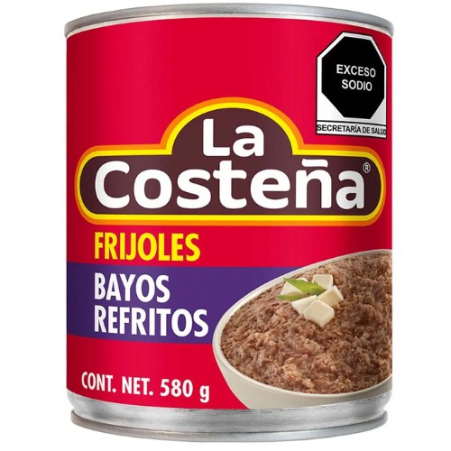 Frijol Bayo Refritos 580 G La Costeña