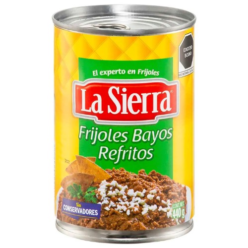 Frijoles Bayos Refritos 440 G La Sierra
