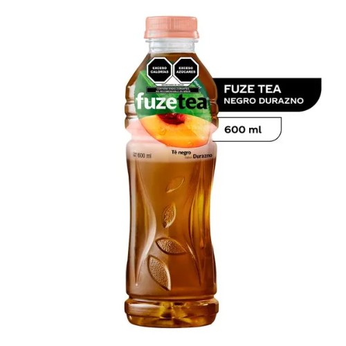 Fuze Tea Negro Durazno 600 Ml
