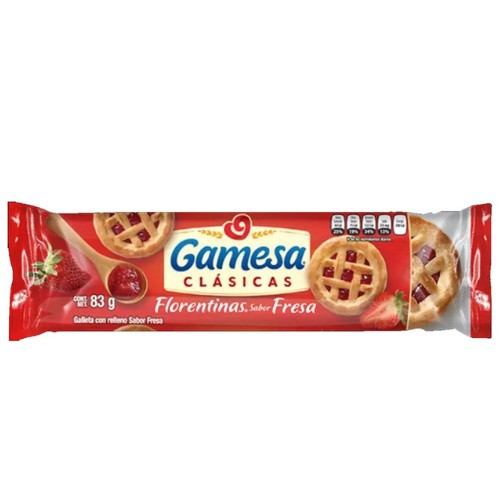 Galleta Gamesa Florentinas Fresa 110 G