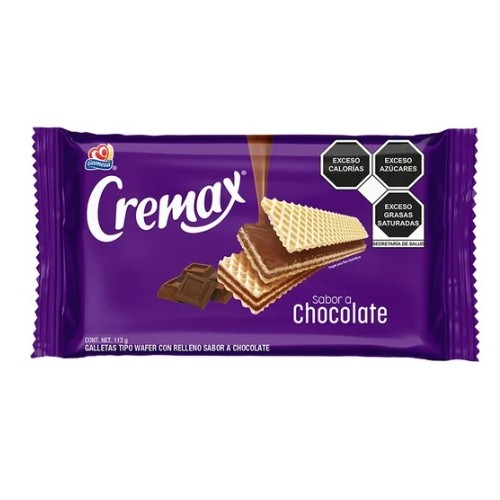 Galletas Cremax Con Relleno Sabor Chocolate 113 G