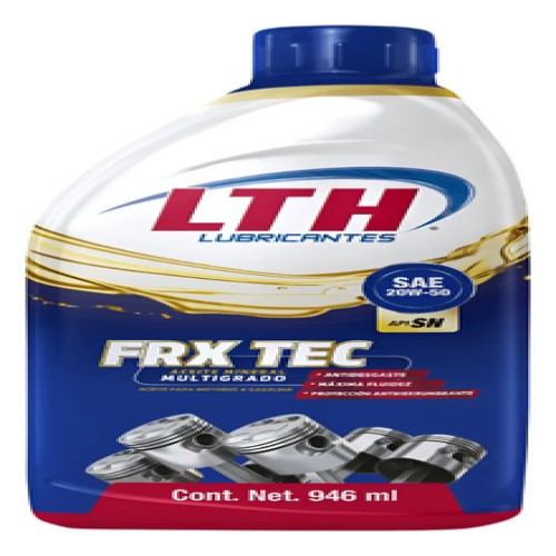 Gasolina 20w50 Api Sl Botella 0.946 Lt Aceite Lth