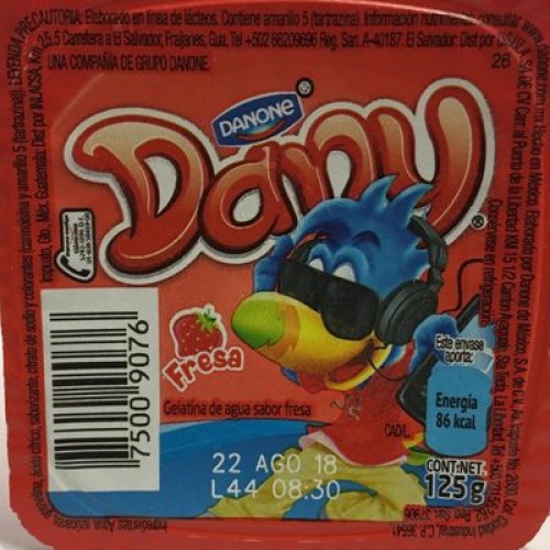 Gelatina De Agua Sabor Fresa
