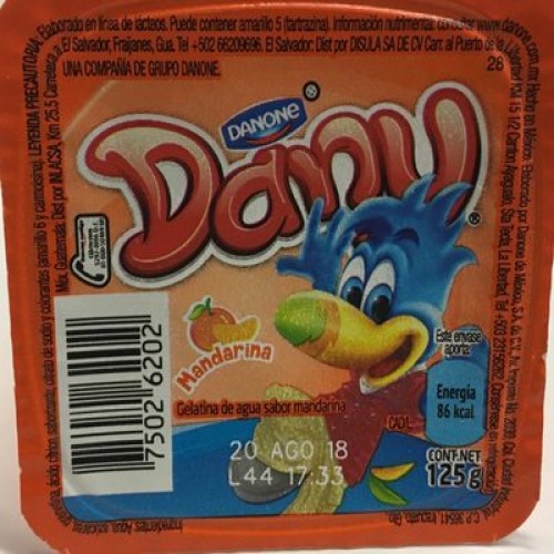 Gelatina De Agua Sabor Mandarina