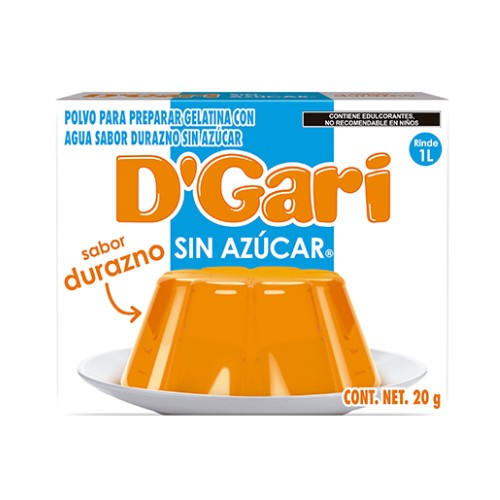 Gelatina D Gari Sin Azucar Durazno