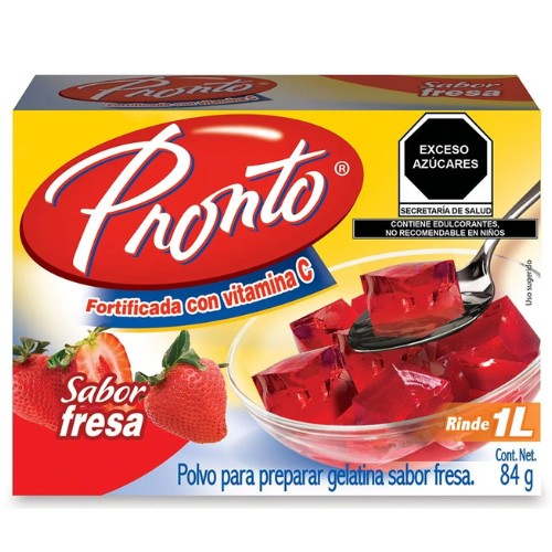 Gelatina Pronto Fresa 84 G Agua