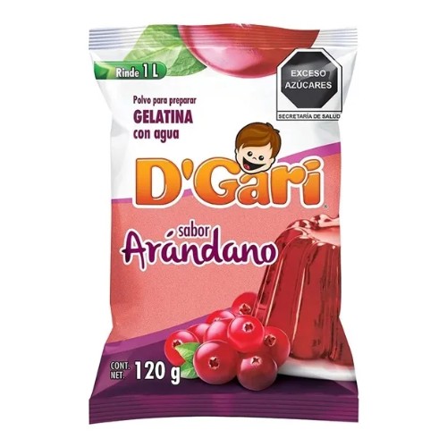 Gelatina Sabor Arandano D Garis