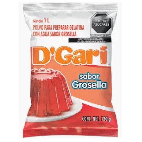 Gelatina Sabor Grosella D Garis