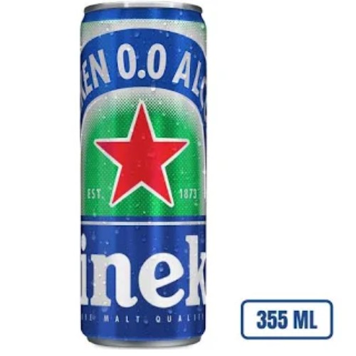 Heineken 0.0 Alcohol Lata 355 Ml