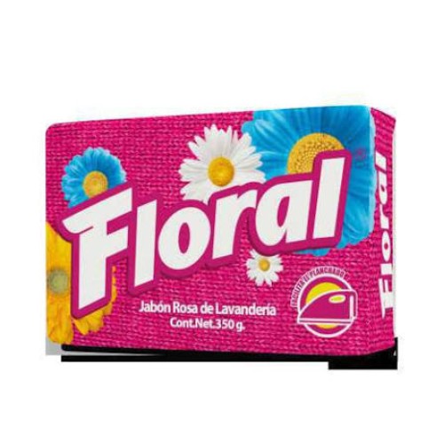 Jabón Lavandería Floral Rosa 350 Gr