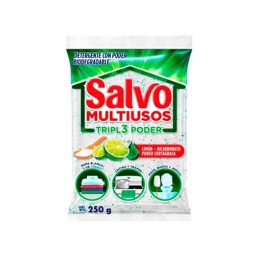 Jabón Polvo Salvo 250 Gr