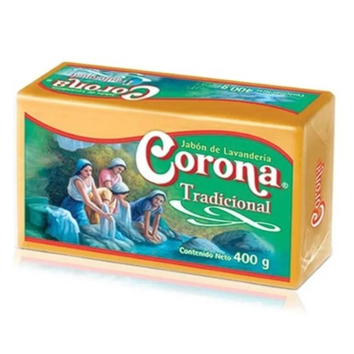 Jabon De Lavandería Corona Tradicional 400 Grs