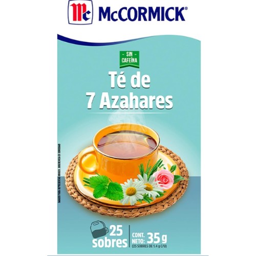 Mccormick  Té De 7 Azahares 25 Sobres