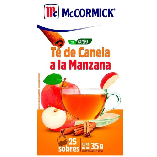 Mccormick  Té De Canela/manzana 25 Sobres
