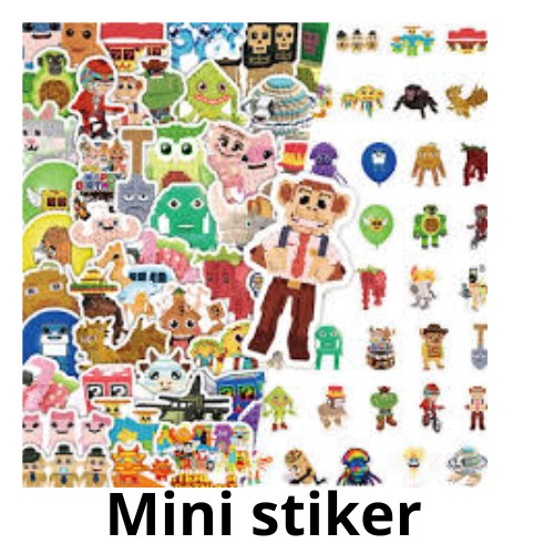 Mini Stiker Platilla