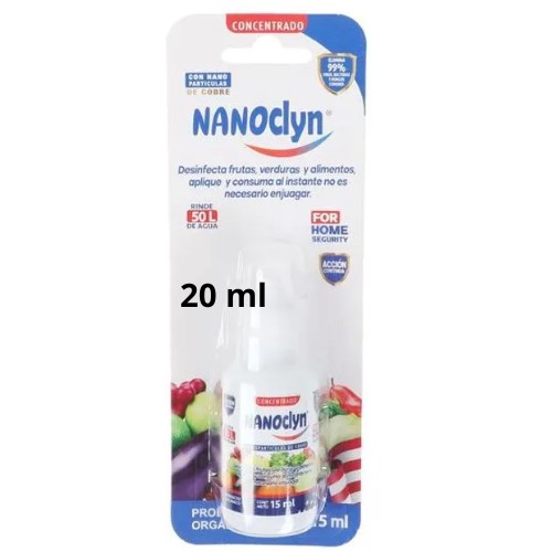 Nanoclyn Desinfectante Verduras/frutas 20 Ml
