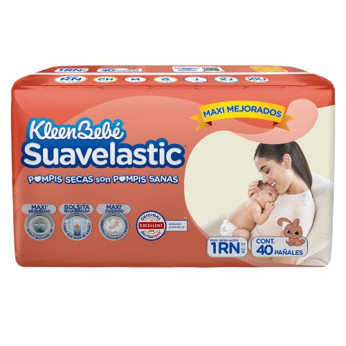 Pañal Kleenbebé Suavelastic Recien Nacido 40 Pieza
