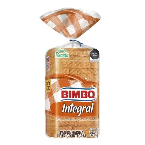 Pan  Integral Bimbo 300g