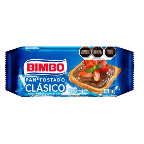 Pan Tostado Clásico Bimbo 210 G