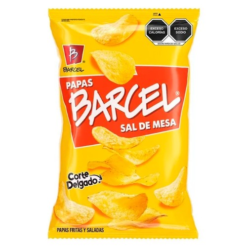 Papas Fritas Barcel Sal 45 G