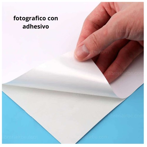 Papel Fotográfico Con Adhesivo