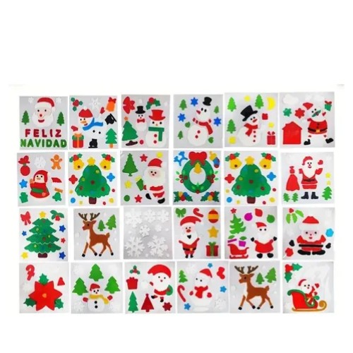 Pegatinas Para Vidrio Navidad