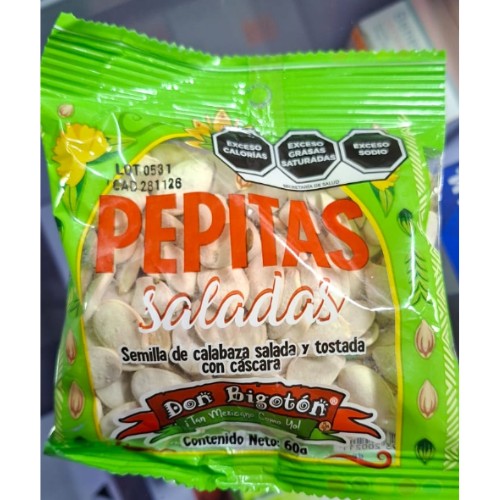 Pepitas Saladas Don Bigoton 60 G