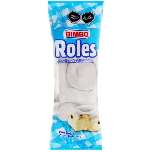 Roles Con Canela Glaseados 205 G