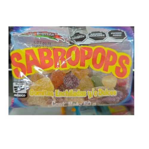 Sabropops Gomitas Enchiladas Y/o Dulces