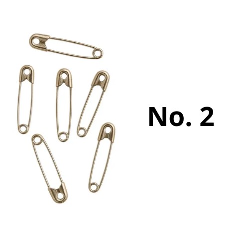 Seguros De Metal No. 2 Paquete